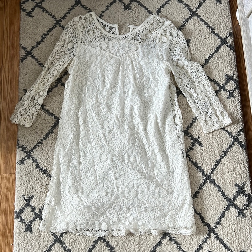 3/4 sleeve lace dress